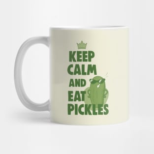 Keep calm and eat pickles Mug